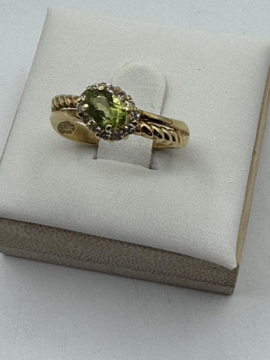 G リング K18  1.7ｇ石付