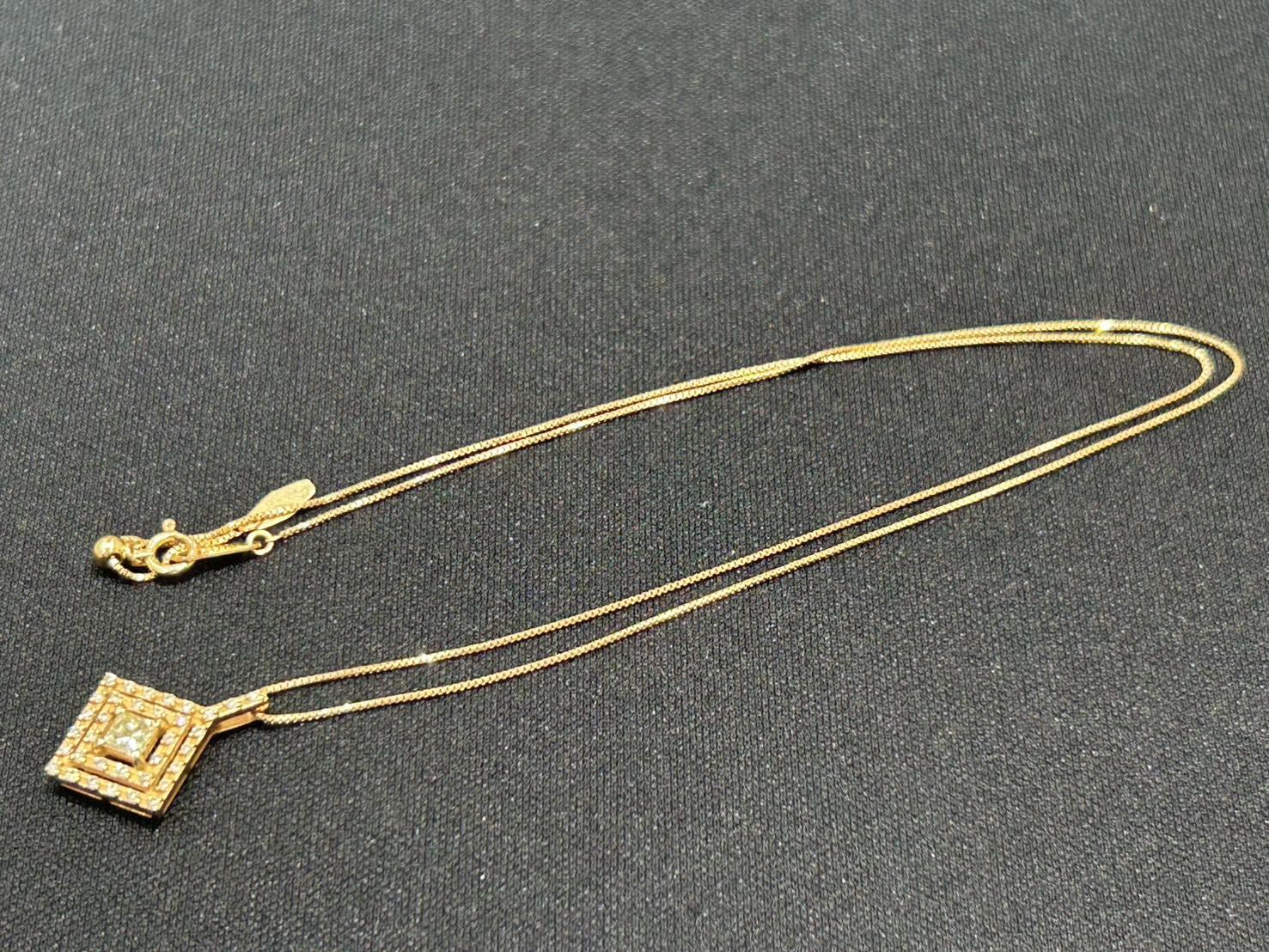 G ネックレス K18　3.2g