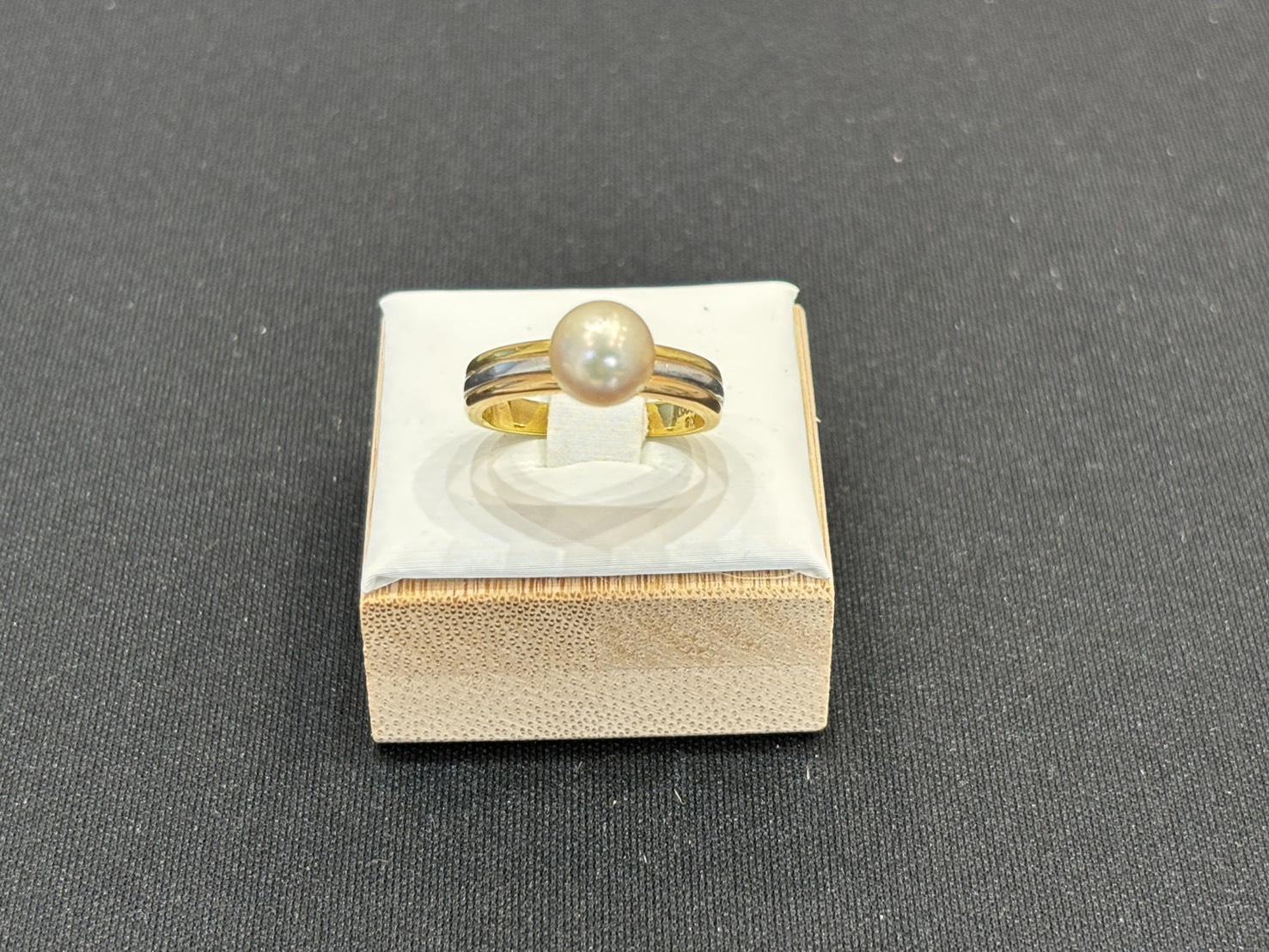 G リング K18  PT900 3.8g