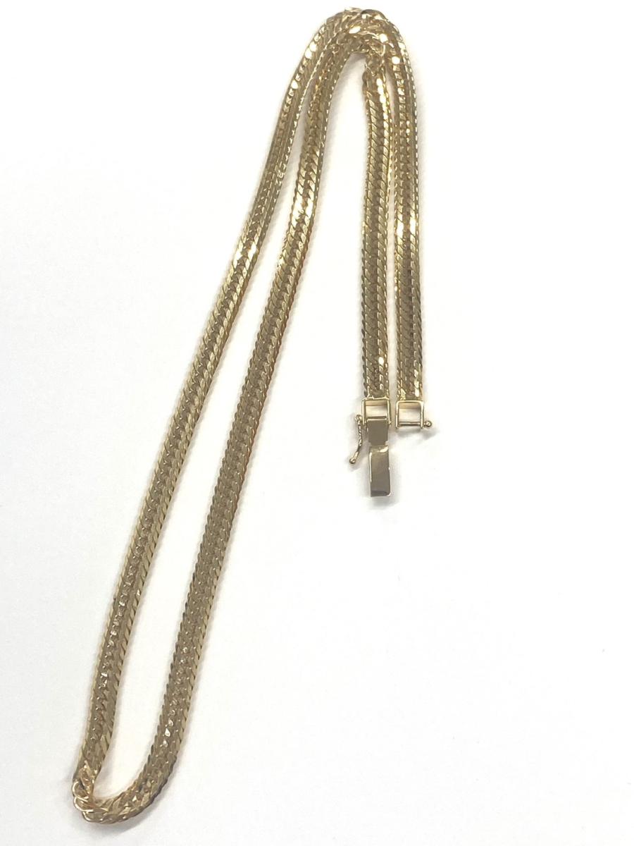 G ネックレス 地金　k18　30.3g