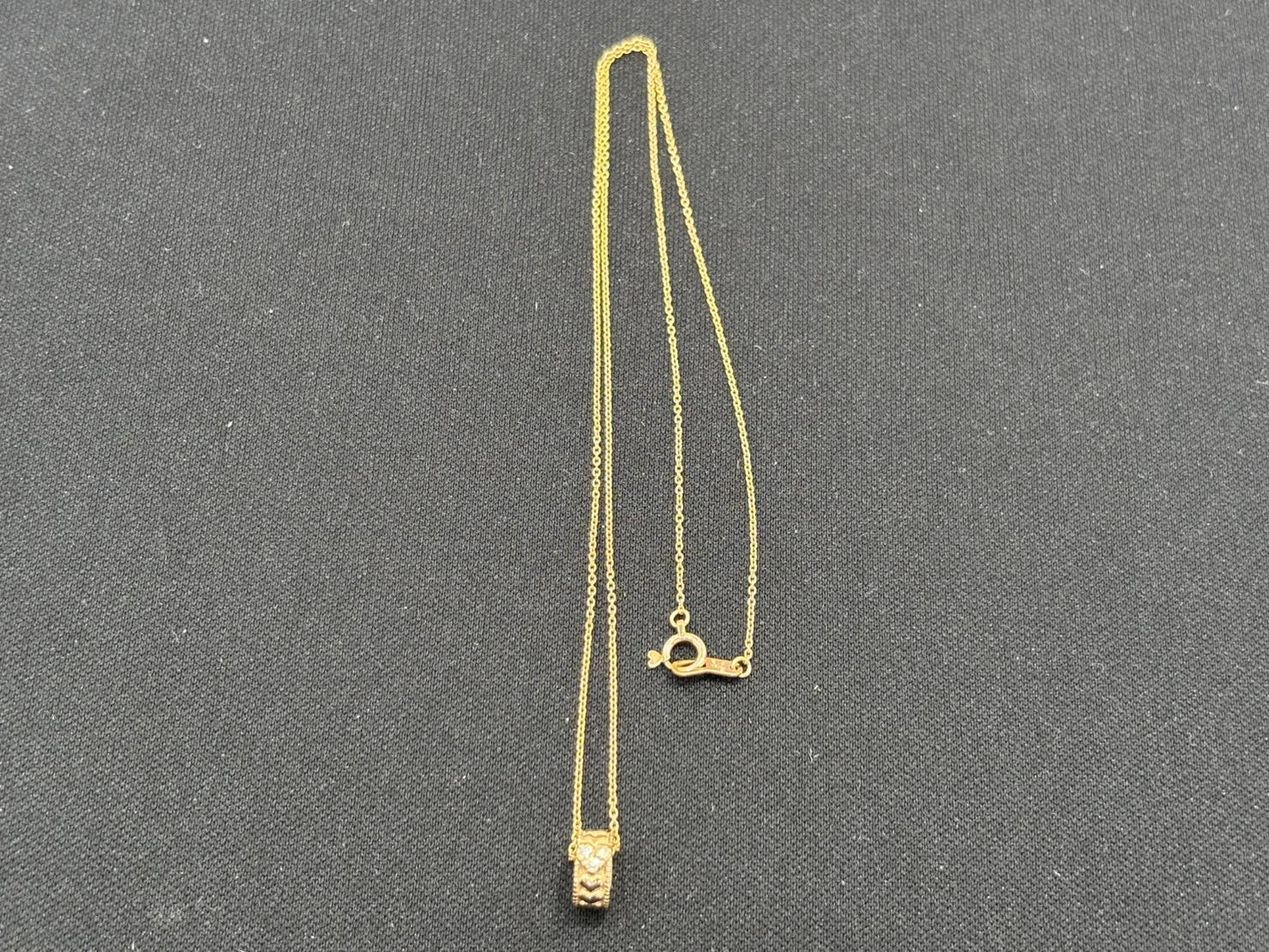 G ネックレス k18　2.3g