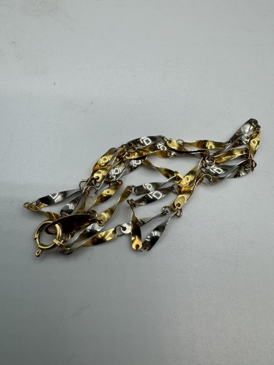 G ネックレス k18 pt850 2.4g