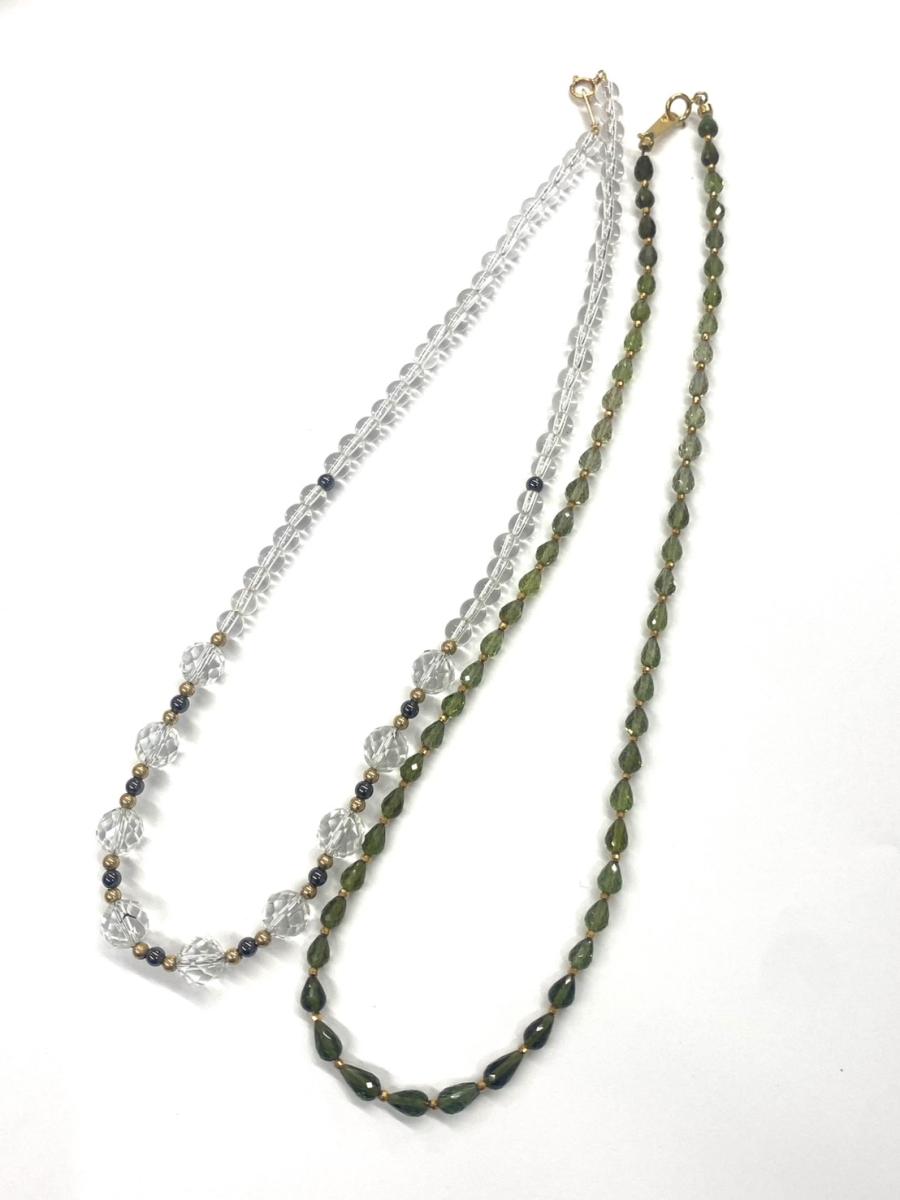 G ネックレス K18　ネックレス２本