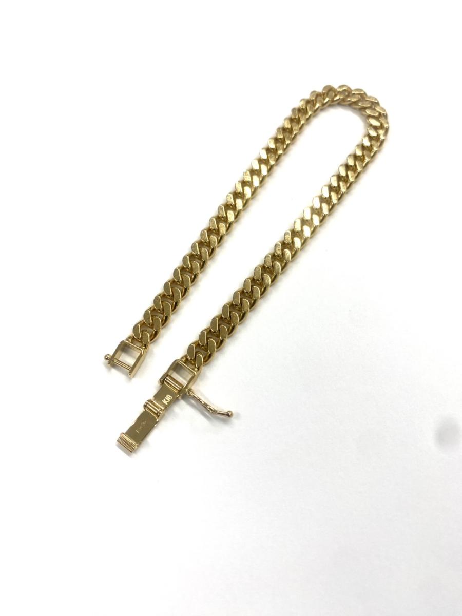G 地金 K18　ブレスット　20g