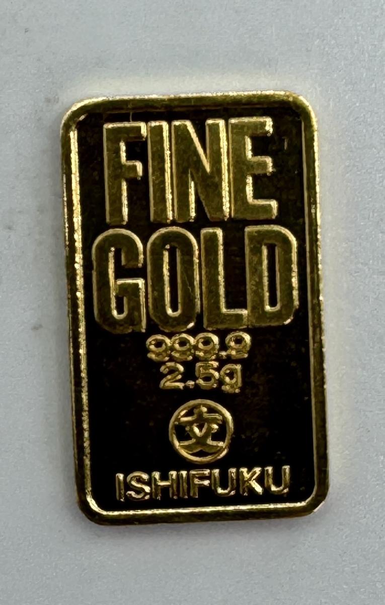 G インゴッド 石福　2.5g