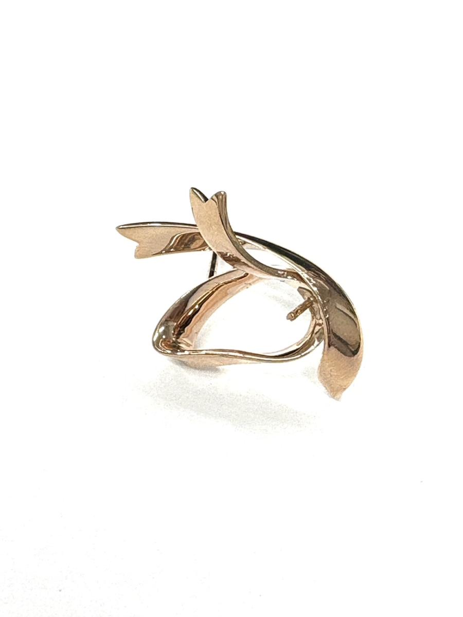 G 地金 K18 　ブローチ　4.0g