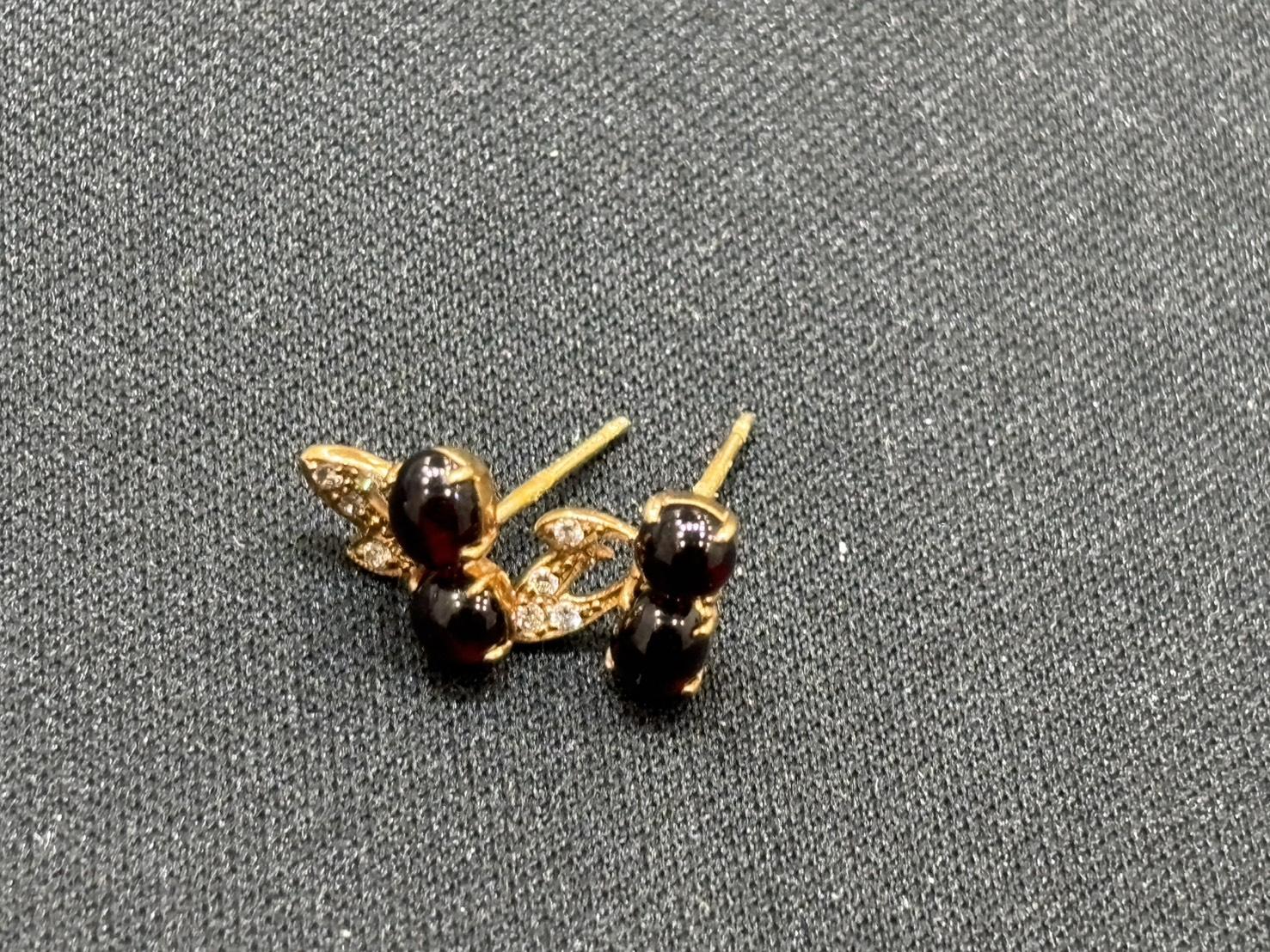 G 地金 K18 ピアス 1.2g