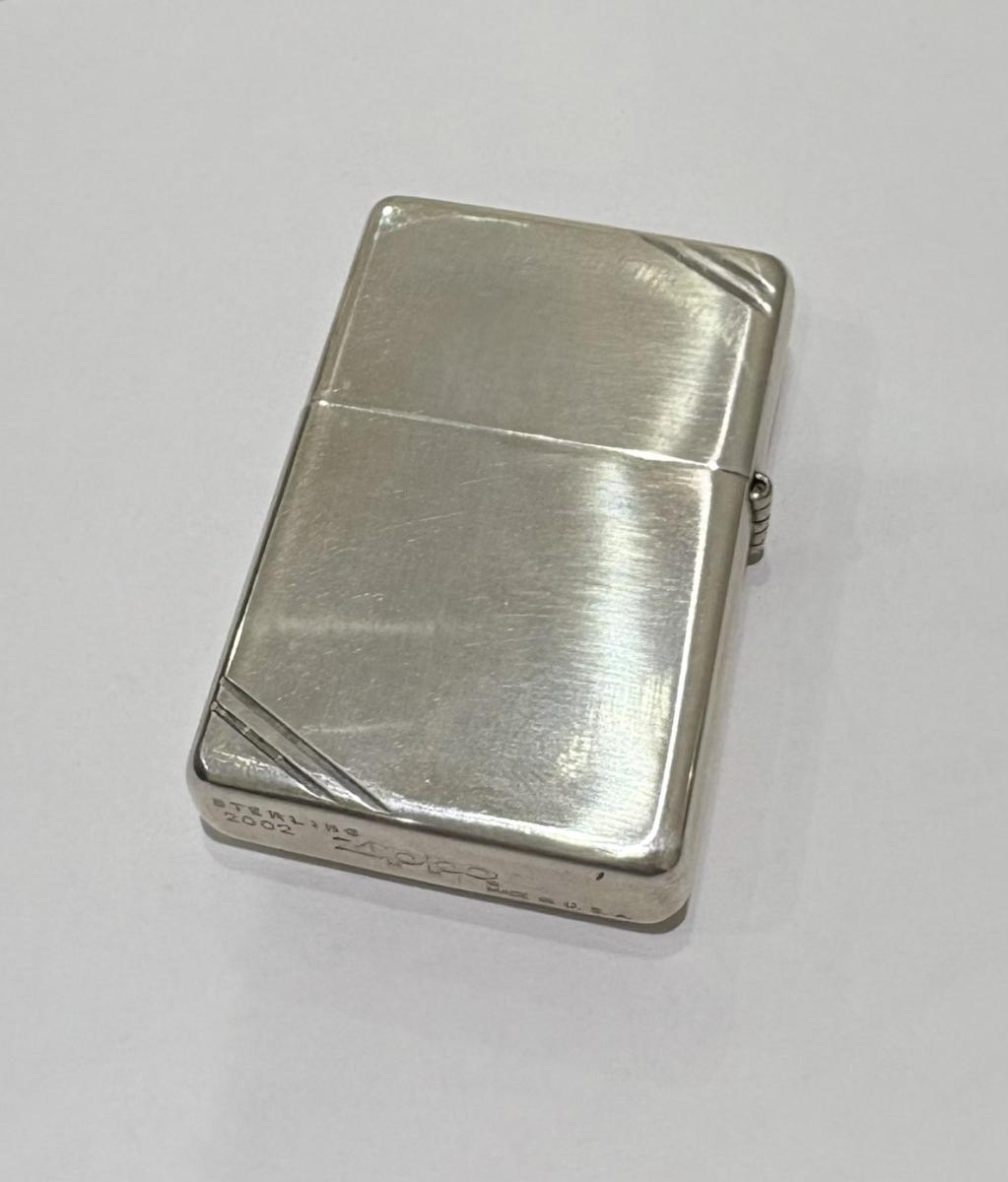 純銀　ジッポ
