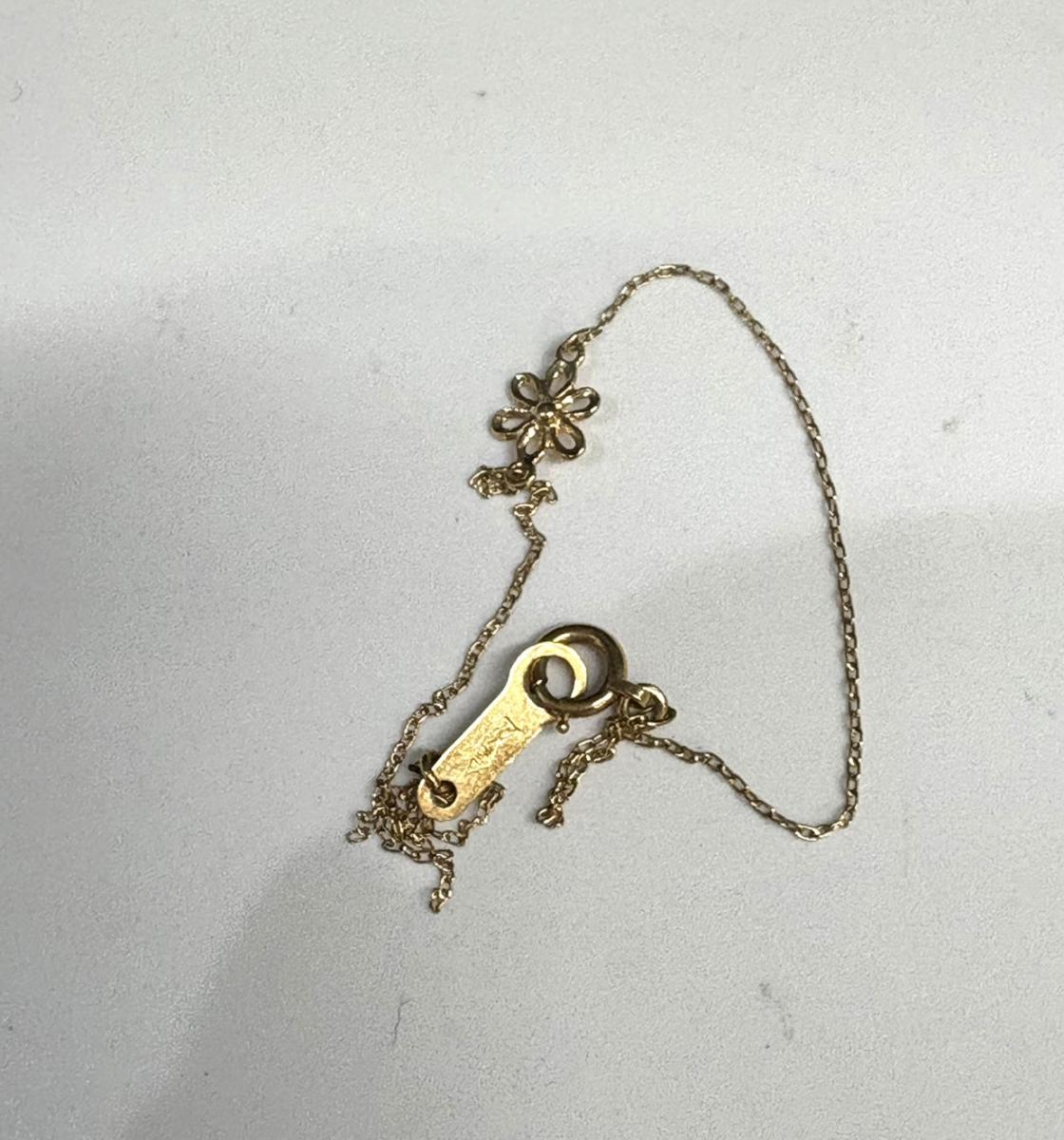 G 地金 K18ブレスレット　0.4g