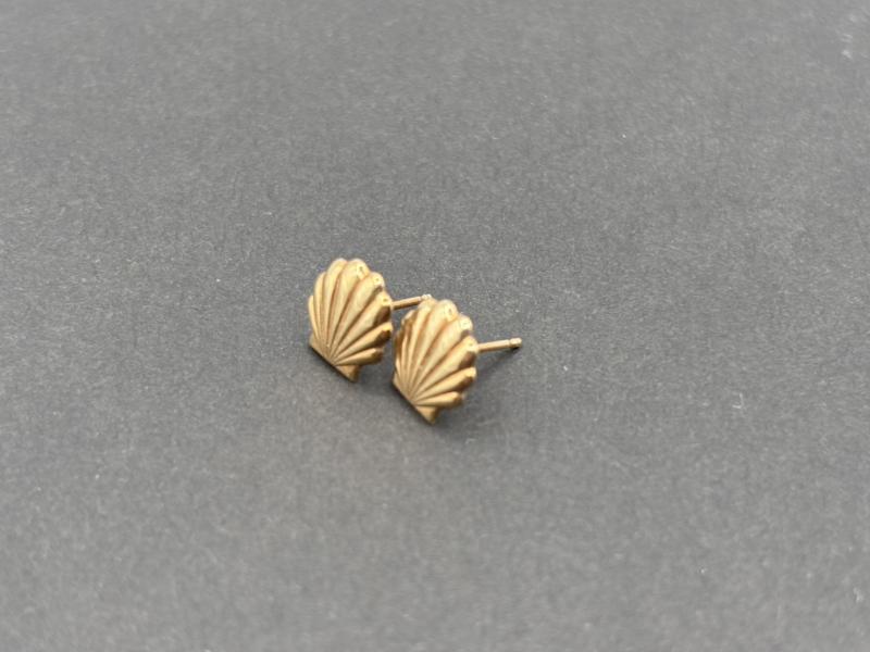 G 地金 ピアス　K14 0.4g