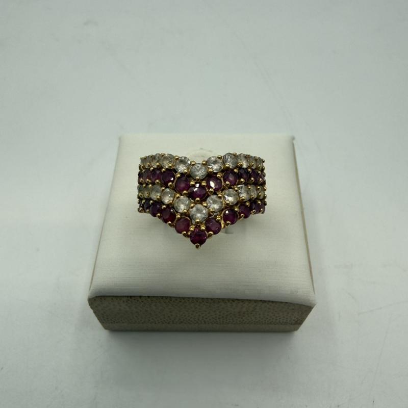 G リング K18 石付　4.6g