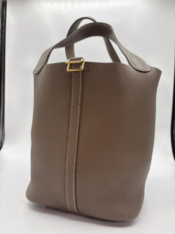 エルメス ピコタンロックMM　エトゥープG金具