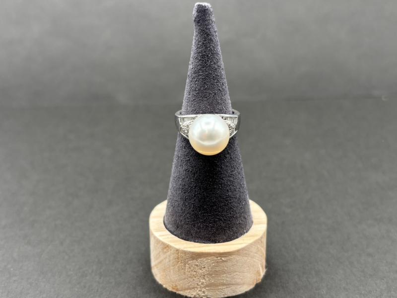 P リング リング　Pt900 8g パール