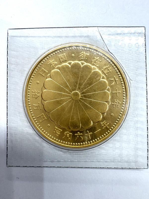 G 地金 天皇陛下御在位６０年記念金貨