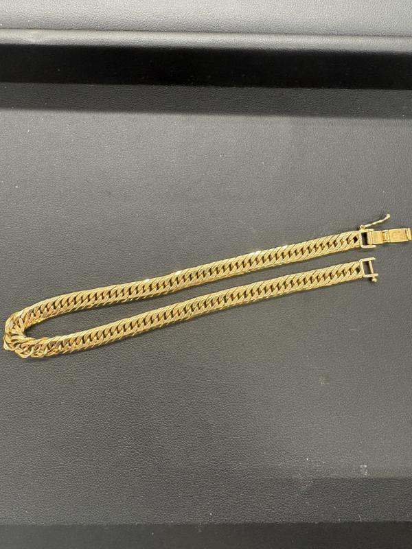 G 地金 K18 ブレスレット　20.1g