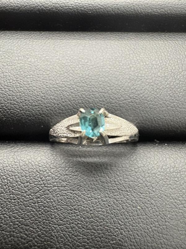 G リング K14WG 石付1.8g