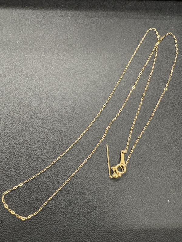 G ネックレス K18 ネックレス0.8g