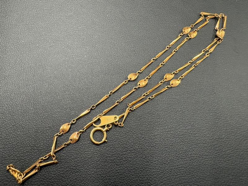 G ネックレス K18　3.0g