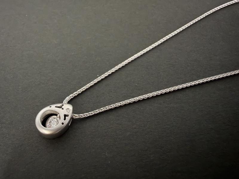 K18WG 6.3g  ネックレス