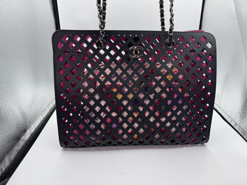 シャネル ココマーク　トートバック　メッシュ　ポーチ