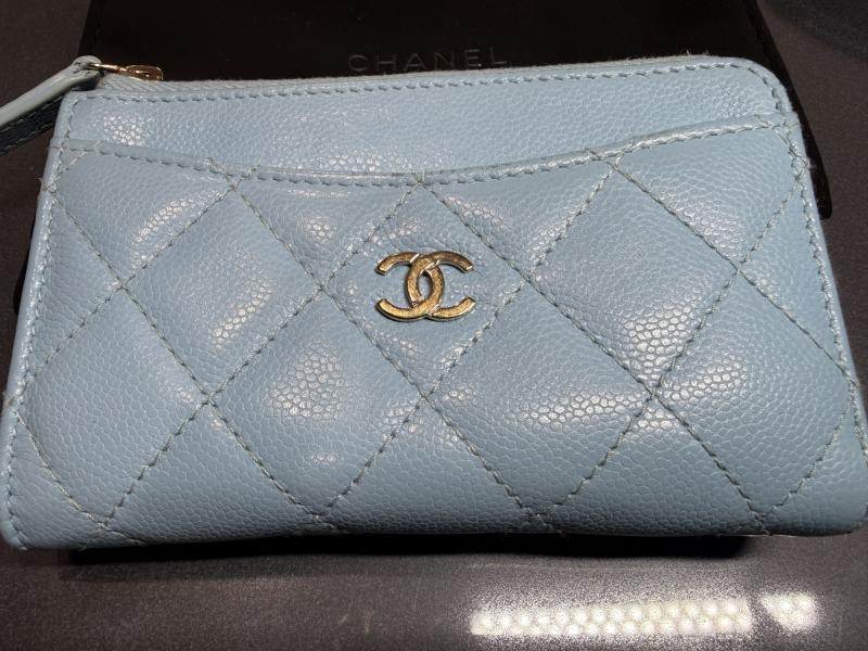 シャネル キャビアスキンコインケース