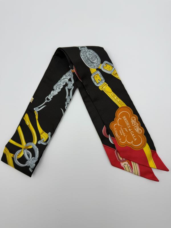 エルメス ツイリー　ブリッド・ドゥ・ガラ・アップリケ・ピケ