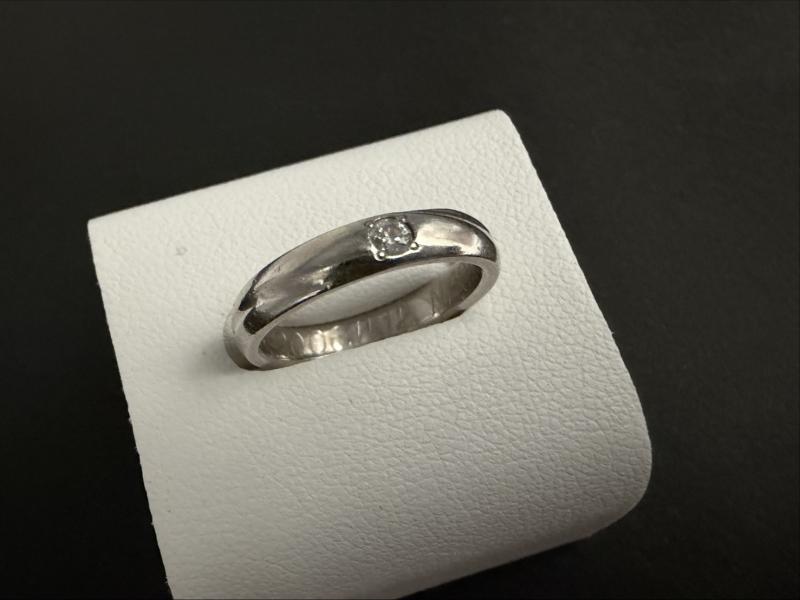 P リング Pt1000 4.3g 石付き