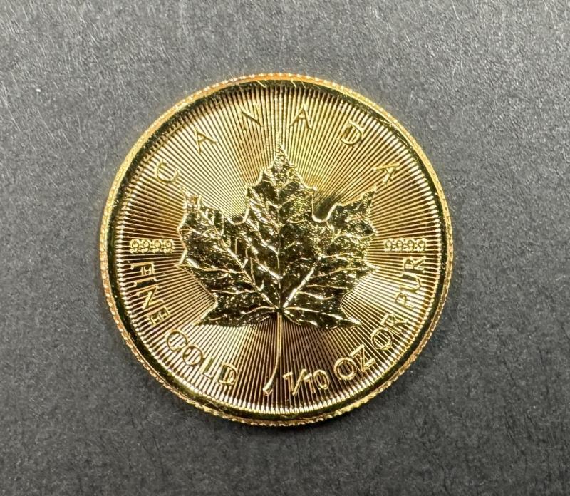 G 金貨 メイプルリーフ金貨　1/10oz