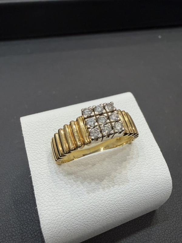 G リング K18 3.4g  Pt 1.4g