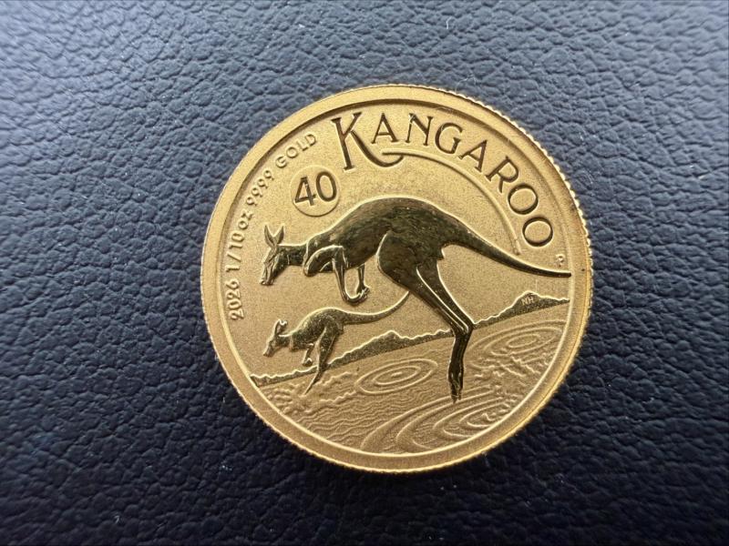 G 金貨 K24 カンガルー金貨1/10 OZ