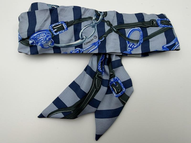 エルメス ツイリー　式典用馬勒（Brides de Gala）　シルク100％