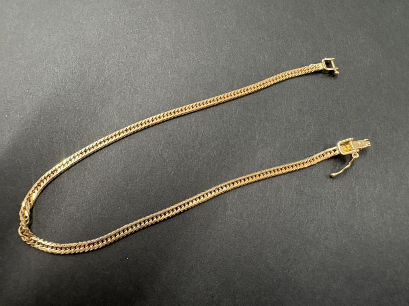 G 地金 K18　ブレスレット　3.2g
