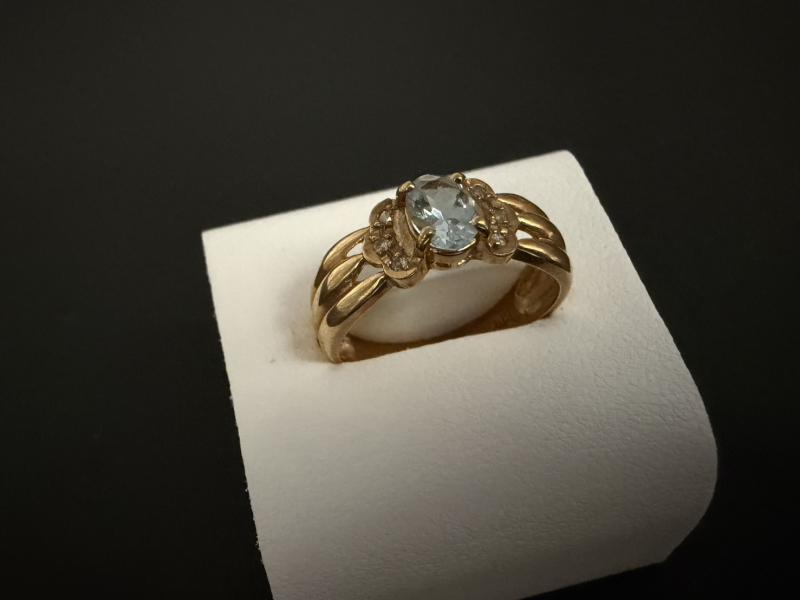 G リング K18 1.5g 石付き