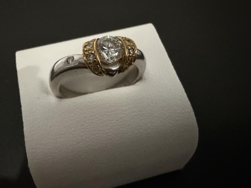 K18 1g pt900 4g 石付き