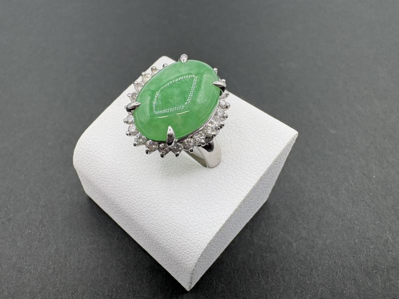 P リング PT900　石付　6.0g