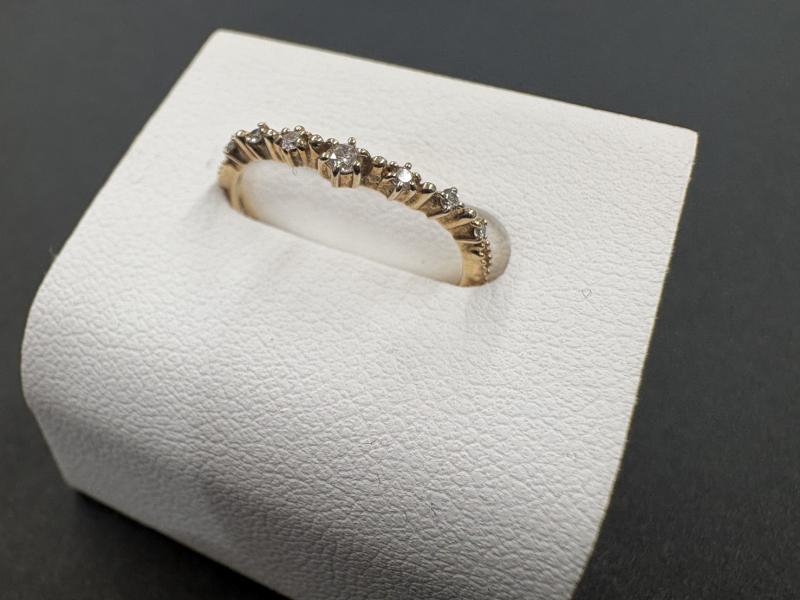 G リング K10 リング　0.5g　ピンキー　アガット