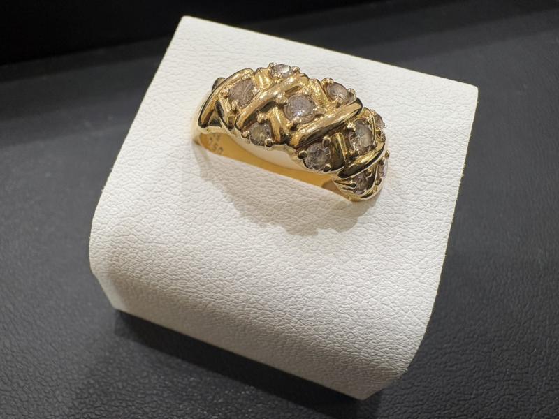 G リング K18 　メレ付　3.5g