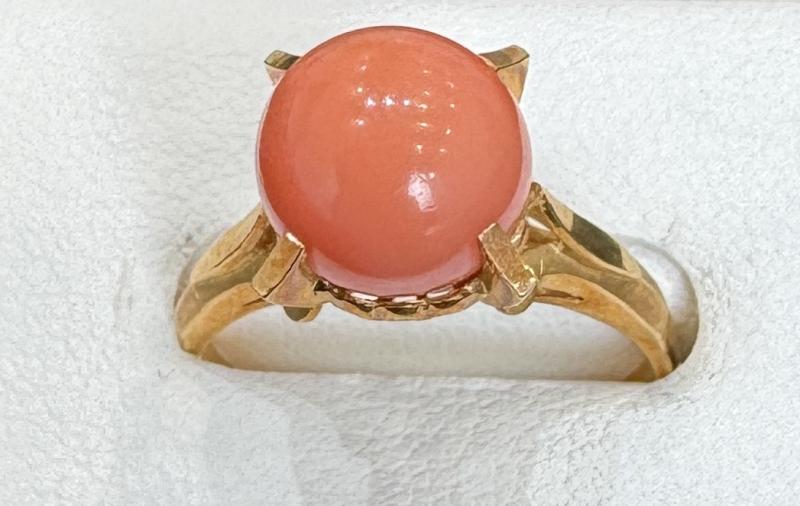 G リング k18　1.9g　石付き