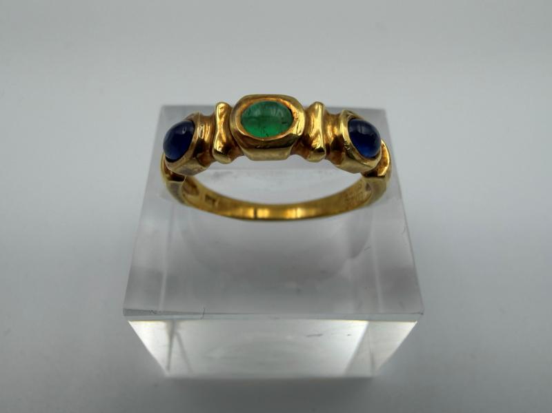 G リング K18　石付　2.9g