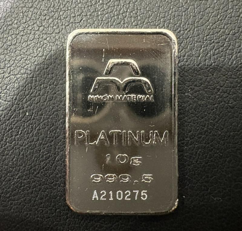 P インゴッド 日本マテリアルpt1000インゴッド　10.0g