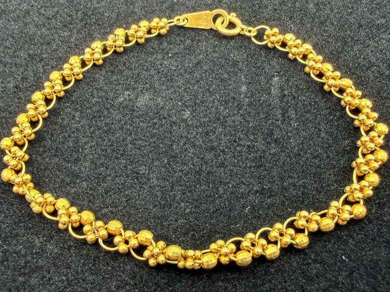 G 地金 K18　ブレスレット　 6.2g