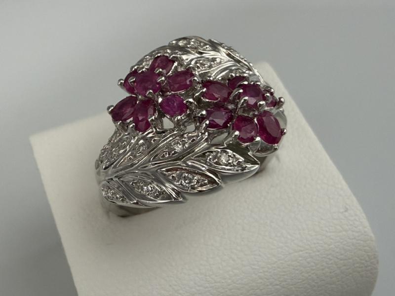 G リング K18 3.4g 石付き