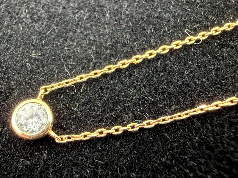 G ネックレス K10　0.7g