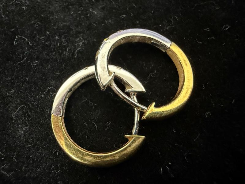 G 地金 K18 石付　3.1ｇ