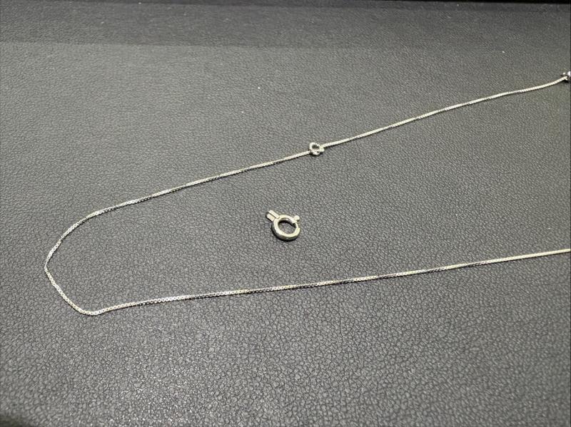 G ネックレス K18WG　1.2g