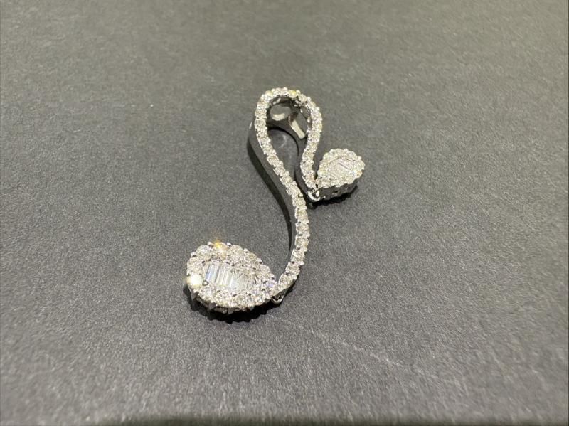 G 地金 K18 ペンダントトップ　D0.70　2.8g