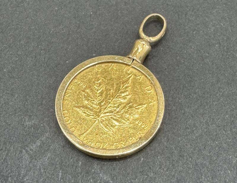 G 金貨 トップ　k24　3.1g　k18　1.7g