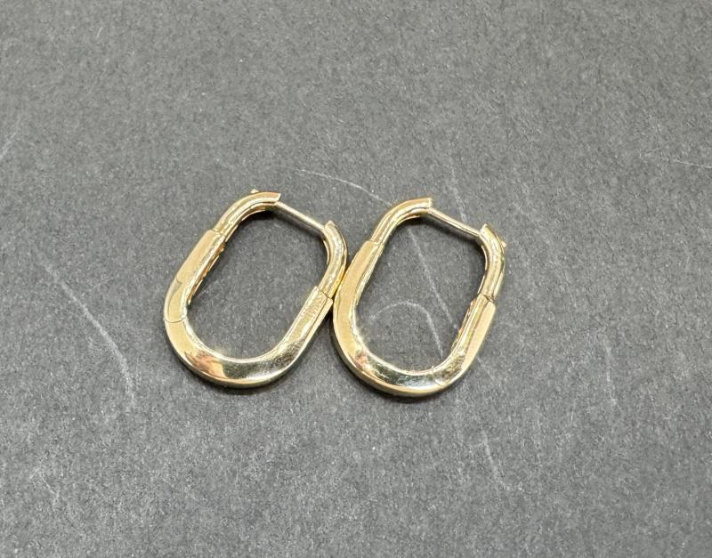 G 地金 ピアス　k18　3.9g