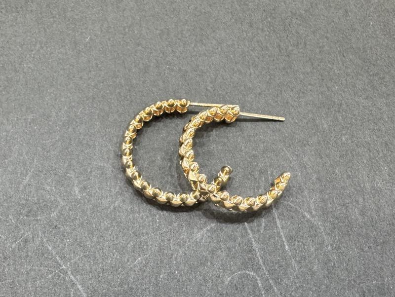 G 地金 ピアス　k18　4.9g