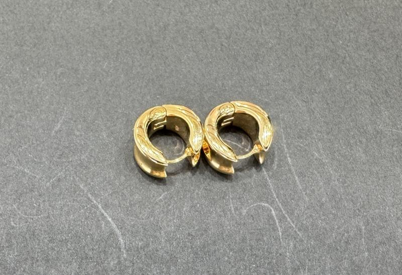 G 地金 ピアス　k18　3.5g